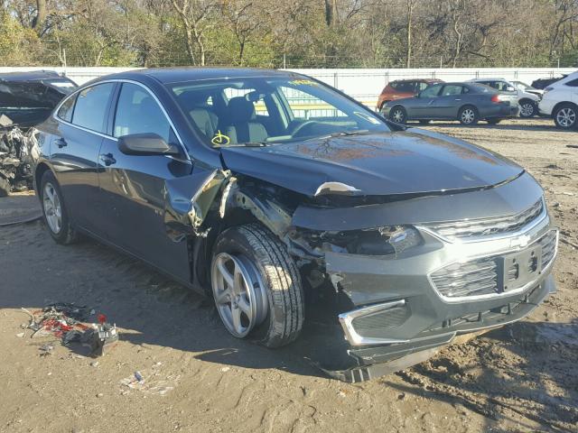 1G1ZB5ST6JF219316 - 2018 CHEVROLET MALIBU LS 灰色 照片 1