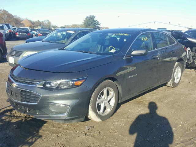 1G1ZB5ST6JF219316 - 2018 CHEVROLET MALIBU LS 灰色 照片 2