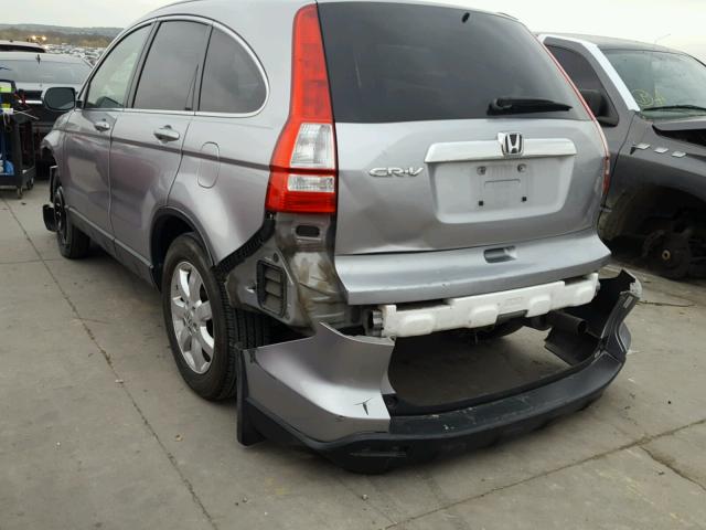 JHLRE38797C051679 - 2007 HONDA CR-V EXL SILVER photo 3