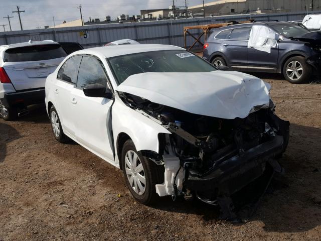 3VW2K7AJ0FM294246 - 2015 VOLKSWAGEN JETTA BASE WHITE photo 1