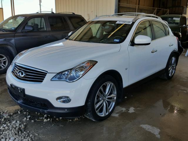 JN1BJ0HR2FM771380 - 2015 INFINITI QX50 WHITE photo 2