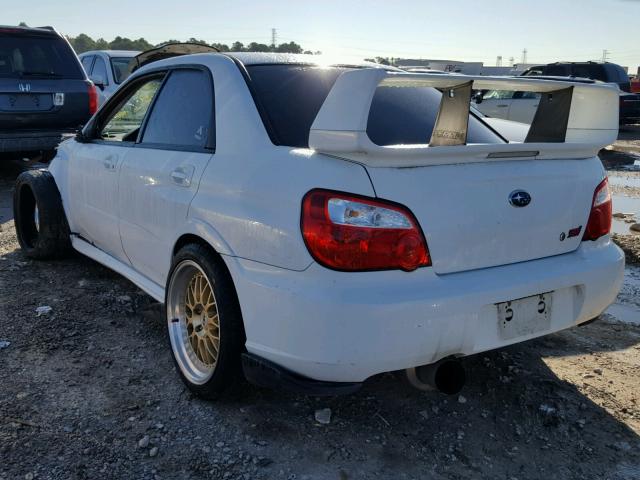 JF1GD70675L520532 - 2005 SUBARU IMPREZA WR WHITE photo 3