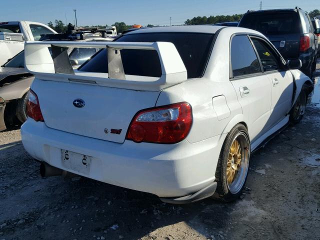 JF1GD70675L520532 - 2005 SUBARU IMPREZA WR WHITE photo 4