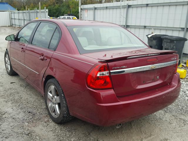 1G1ZU53876F148977 - 2006 CHEVROLET MALIBU LTZ RED photo 3