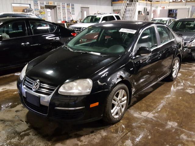 3VWEF71K17M125235 - 2007 VOLKSWAGEN JETTA WOLF BLACK photo 2