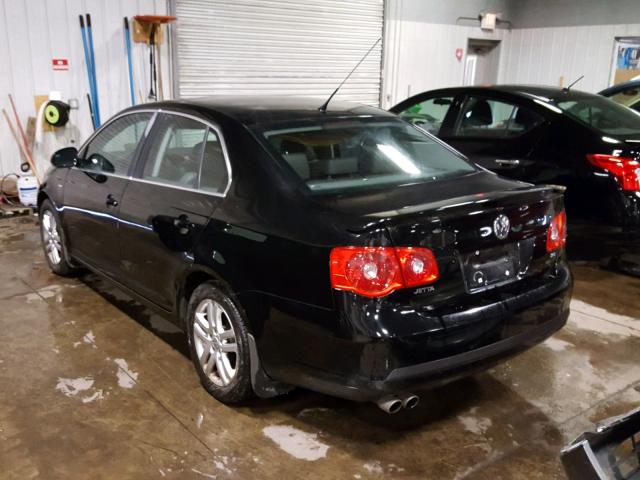 3VWEF71K17M125235 - 2007 VOLKSWAGEN JETTA WOLF BLACK photo 3