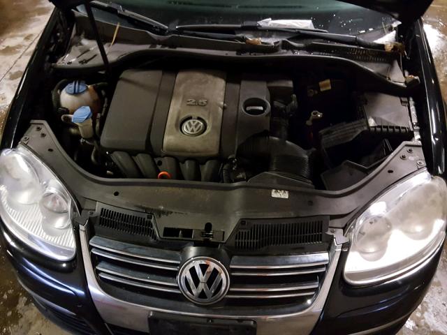 3VWEF71K17M125235 - 2007 VOLKSWAGEN JETTA WOLF BLACK photo 7