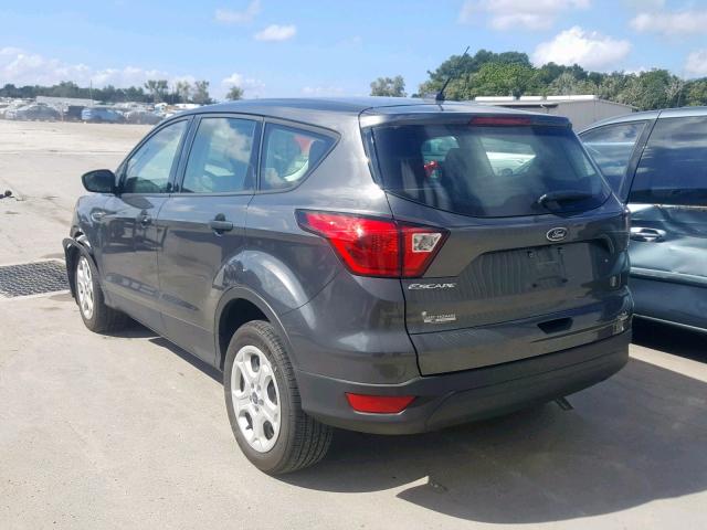 1FMCU0F75KUA68047 - 2019 FORD ESCAPE S GRAY photo 3