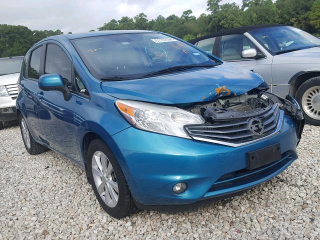 3N1CE2CPXEL373112 - 2014 NISSAN VERSA NOTE BLUE photo 1