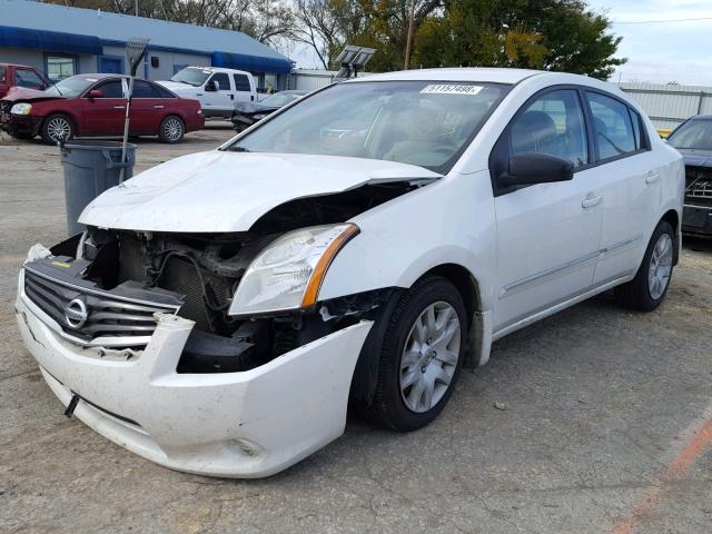 3N1AB6AP8BL680008 - 2011 NISSAN SENTRA 2.0 WHITE photo 2