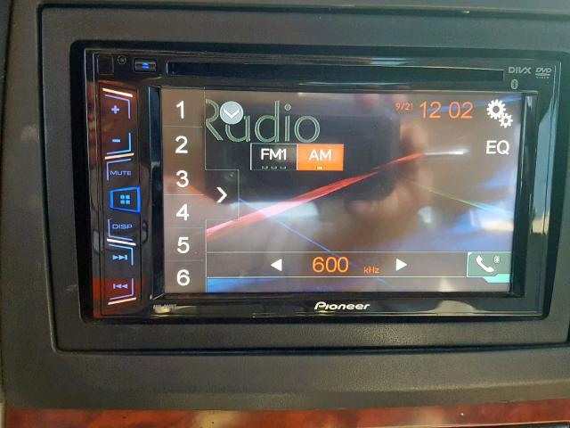 1J8HH58N26C150541 - 2006 JEEP COMMANDER ბურგუნდია ფოტო 9