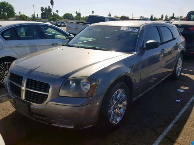 2D4FV48T45H517681 - 2005 DODGE MAGNUM SE GRAY photo 2