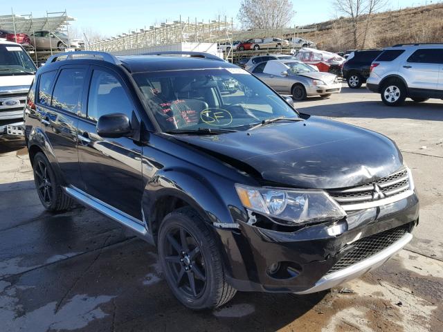 JA4LT31W58Z011148 - 2008 MITSUBISHI OUTLANDER BLACK photo 1