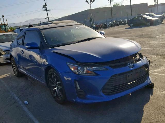 JTKJF5C75E3077650 - 2014 TOYOTA SCION TC ლურჯი ფოტო 1