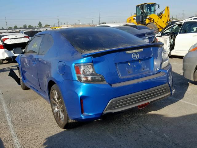 JTKJF5C75E3077650 - 2014 TOYOTA SCION TC ლურჯი ფოტო 3