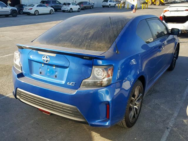 JTKJF5C75E3077650 - 2014 TOYOTA SCION TC ლურჯი ფოტო 4