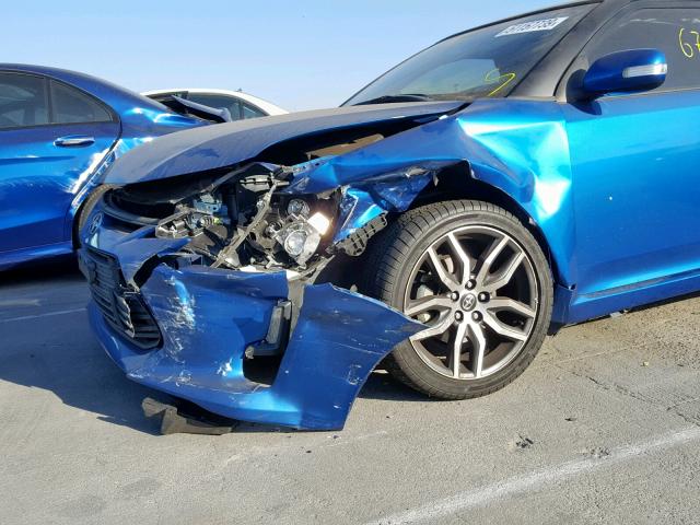 JTKJF5C75E3077650 - 2014 TOYOTA SCION TC ლურჯი ფოტო 9