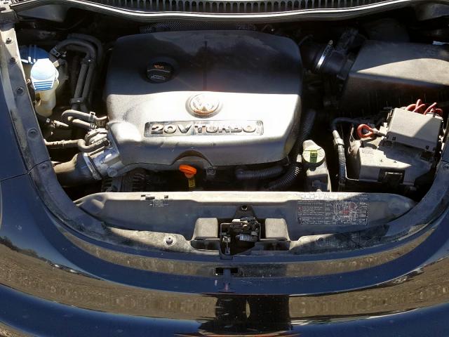3VWCD31Y85M312205 - 2005 VOLKSWAGEN NEW BEETLE შავი ფოტო 7