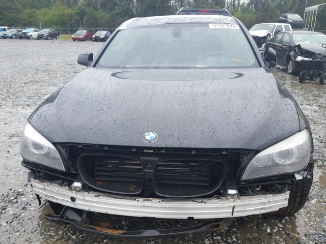 WBAKA8C56BCY37121 - 2011 BMW 7 SERIES შავი ფოტო 9