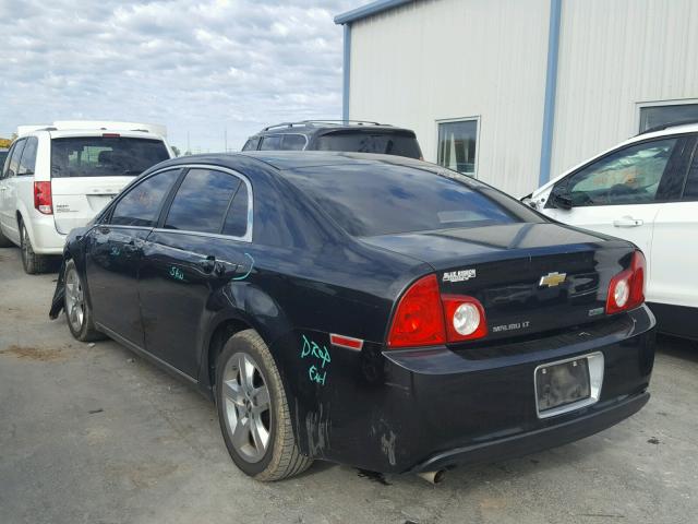 1G1ZC5E07AF191766 - 2010 CHEVROLET MALIBU 1LT BLACK photo 3
