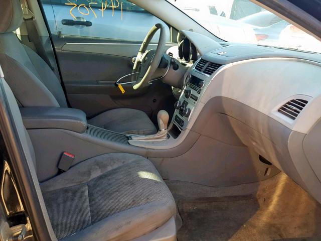 1G1ZC5E07AF191766 - 2010 CHEVROLET MALIBU 1LT BLACK photo 5