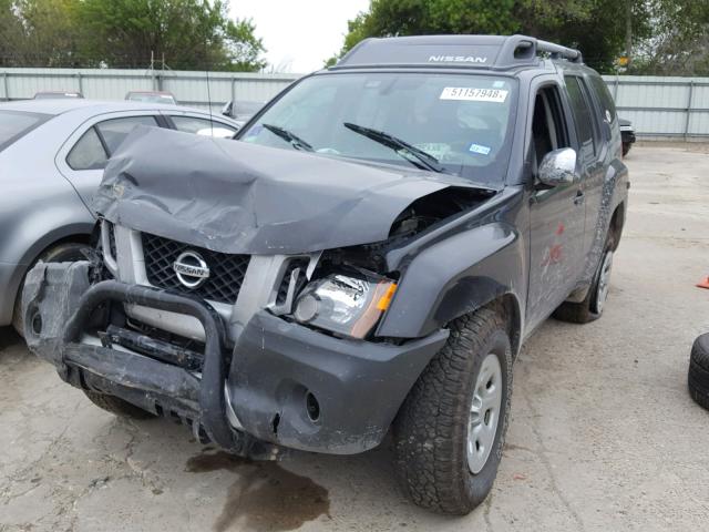 5N1AN0NU7FN653725 - 2015 NISSAN XTERRA X BLACK photo 2