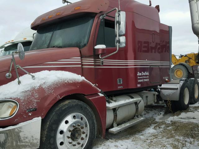 1FUJA6CV25LN67367 - 2005 FREIGHTLINER CONVENTION MAROON photo 2