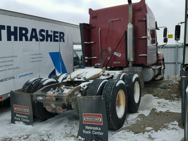 1FUJA6CV25LN67367 - 2005 FREIGHTLINER CONVENTION MAROON photo 4