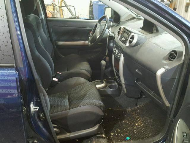 JTKKT624640076839 - 2004 TOYOTA SCION XA ლურჯი ფოტო 5
