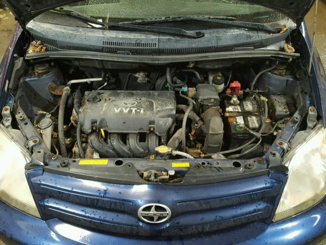 JTKKT624640076839 - 2004 TOYOTA SCION XA ლურჯი ფოტო 7