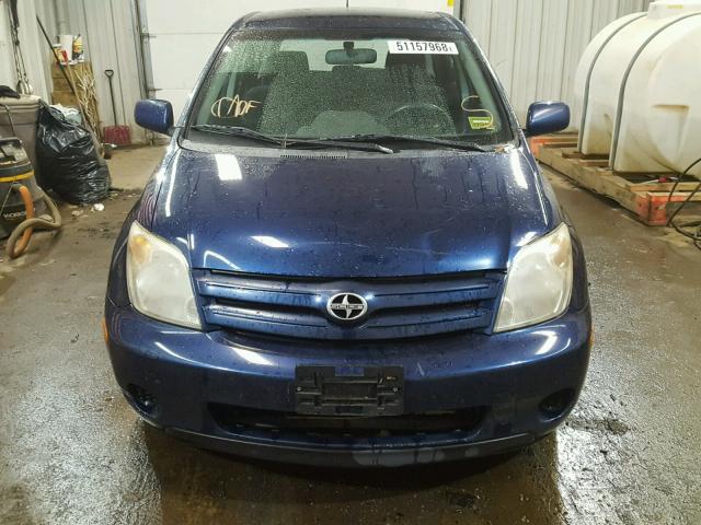 JTKKT624640076839 - 2004 TOYOTA SCION XA ლურჯი ფოტო 9
