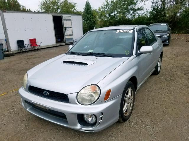 JF1GD29652G519003 - 2002 SUBARU IMPREZA WR SILVER photo 2