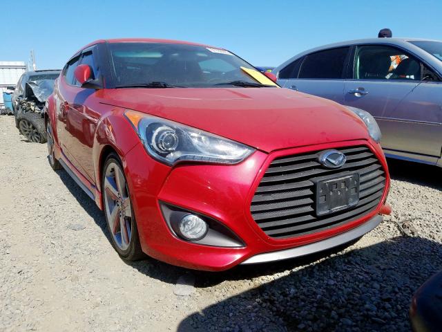 KMHTC6AE4DU109184 - 2013 HYUNDAI VELOSTER T RED photo 1