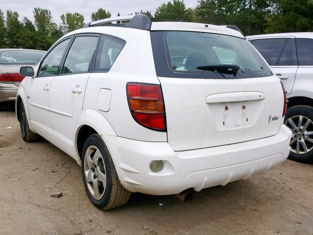 5Y2SL63885Z418572 - 2005 PONTIAC VIBE WHITE photo 3