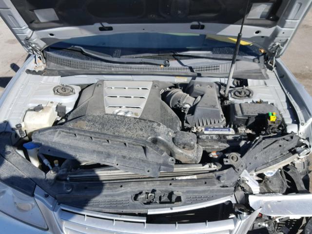 KMHFC46F68A303452 - 2008 HYUNDAI AZERA SE SILVER photo 7