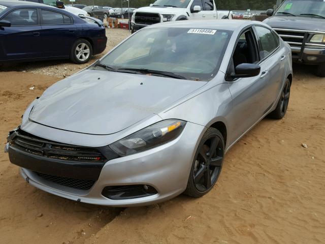 1C3CDFBB5FD345162 - 2015 DODGE DART SXT GRAY photo 2