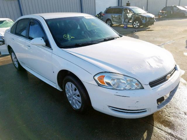 2G1WS57MX91261124 - 2009 CHEVROLET IMPALA POL WHITE photo 1