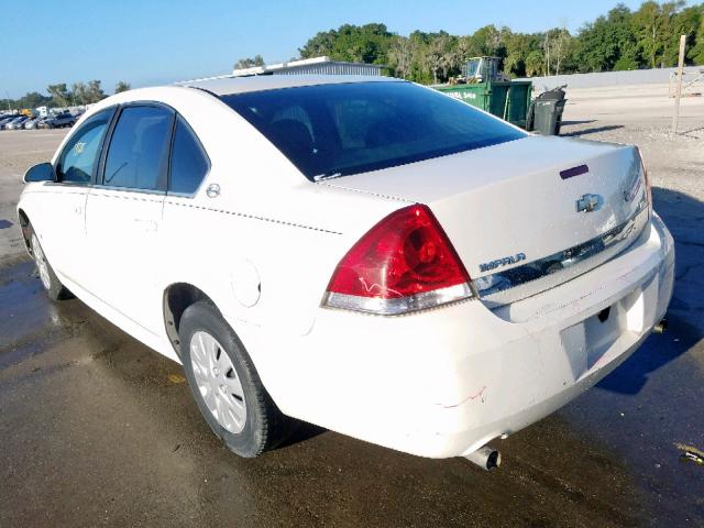 2G1WS57MX91261124 - 2009 CHEVROLET IMPALA POL WHITE photo 3