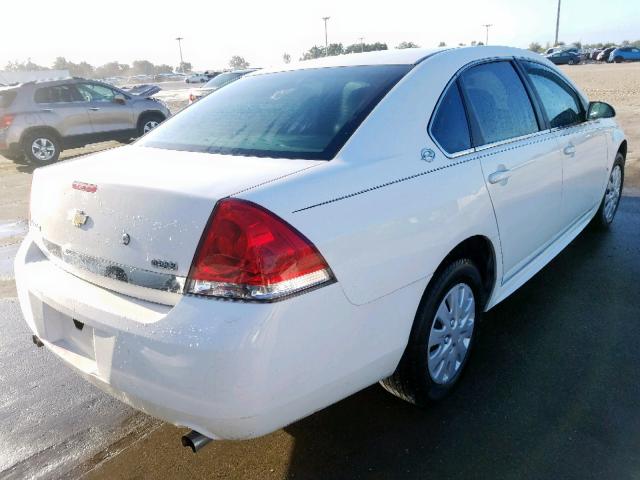 2G1WS57MX91261124 - 2009 CHEVROLET IMPALA POL WHITE photo 4