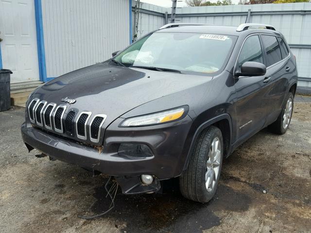 1C4PJLDB7GW200115 - 2016 JEEP CHEROKEE L GRAY photo 2