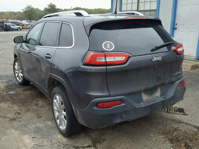 1C4PJLDB7GW200115 - 2016 JEEP CHEROKEE L GRAY photo 3