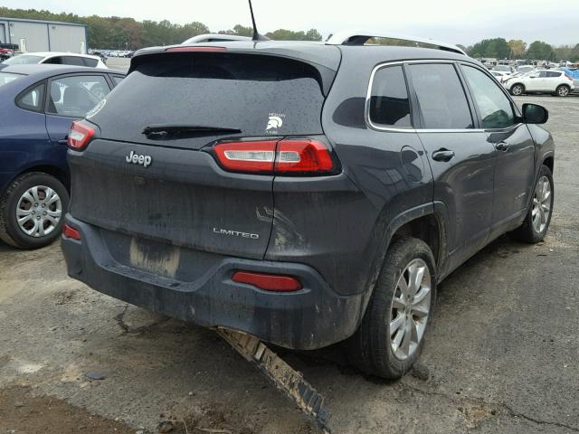 1C4PJLDB7GW200115 - 2016 JEEP CHEROKEE L GRAY photo 4