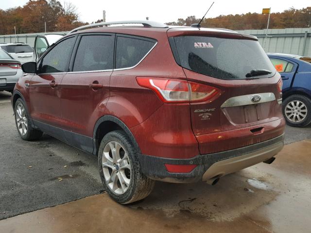 1FMCU0J98EUB84680 - 2014 FORD ESCAPE TIT ORANGE photo 3