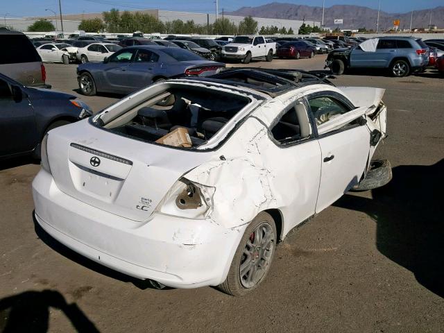 JTKDE167760141081 - 2006 TOYOTA SCION TC თეთრი ფოტო 4
