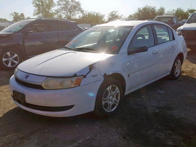 1G8AJ52FX4Z146675 - 2004 SATURN ION LEVEL WHITE photo 2