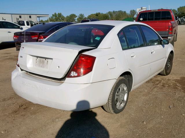 1G8AJ52FX4Z146675 - 2004 SATURN ION LEVEL WHITE photo 4