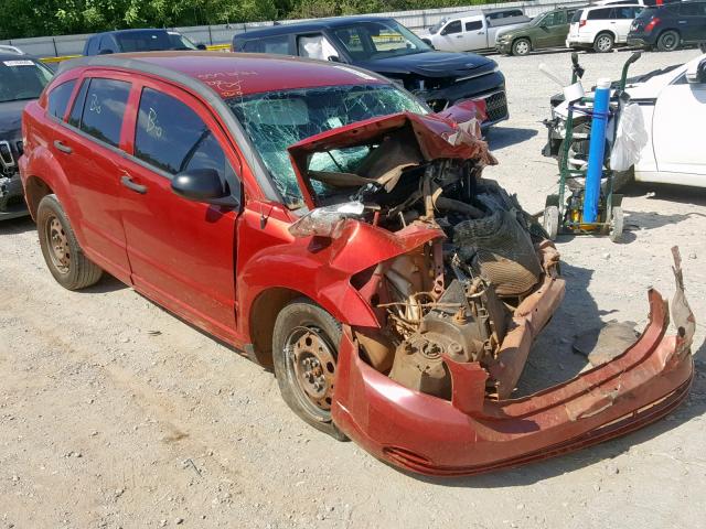 1B3HB28C58D559234 - 2008 DODGE CALIBER RED photo 1