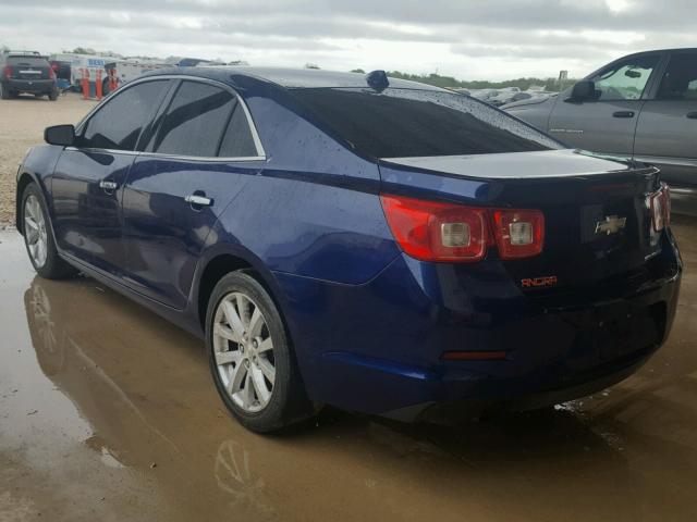 1G11H5SA4DU124280 - 2013 CHEVROLET MALIBU LTZ 蓝色 照片 3