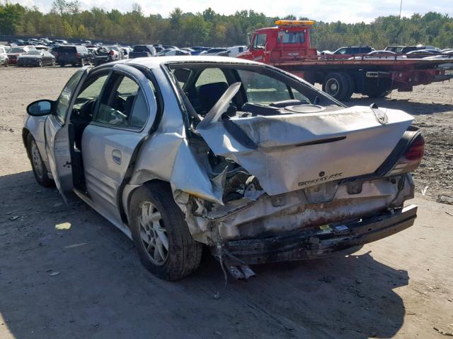 1G2NF52F32C166408 - 2002 PONTIAC GRAND AM S SILVER photo 3