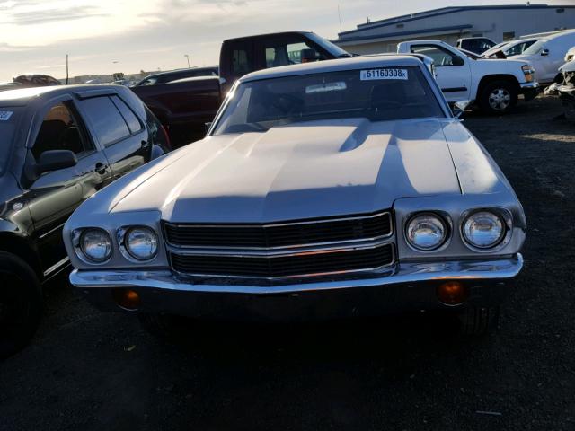 136800K160480 - 1970 CHEVROLET EL CAMINO SILVER photo 9